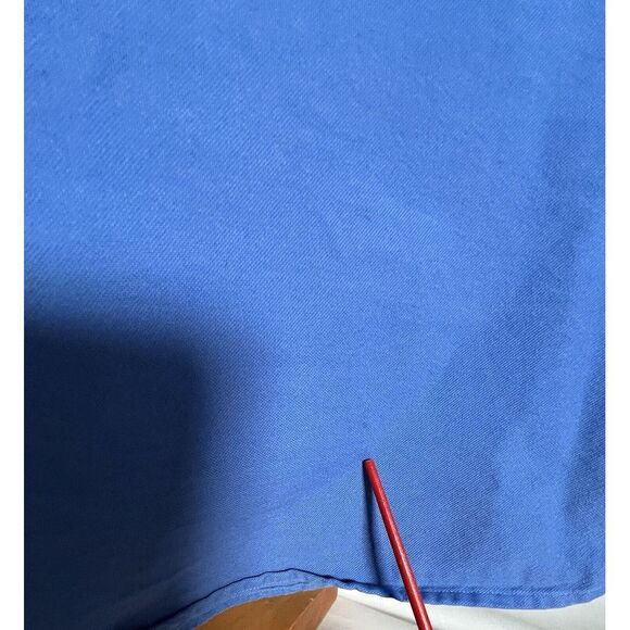 Lacoste Mens 46 (XXL) Long Sleeve Blue Button Up Crocodile Logo Classic - Picture 8 of 9